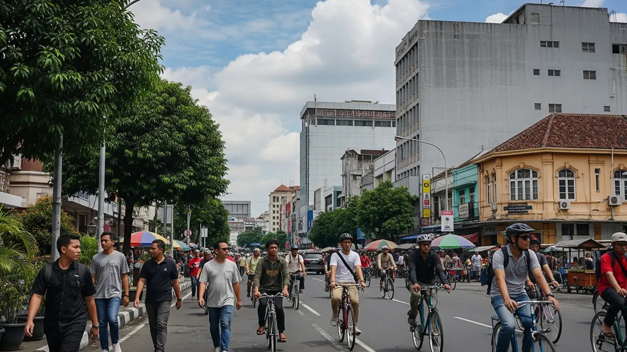 Manfaat Berjalan Kaki dan Bersepeda untuk Lingkungan
