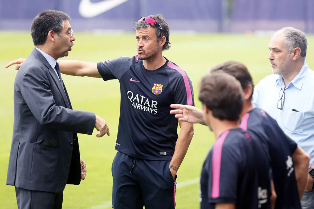 Presiden Barca Kunjungi Training Camp Blaugrana
