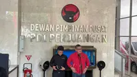 Sekjen PDIP Hasto Kristiyanto mengatakan Presiden Jokowi dan Ganjar Pranowo Satu Nafas soal Pupuk Bersubsidi (Nanda Perdana Putra).