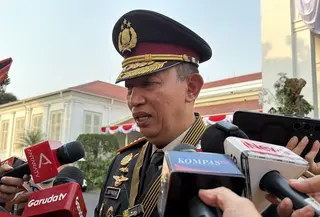 Kapolri Jenderal Listyo Sigit Prabowo memastikan situasi setelah kericuhan dalam peringatan Hari Damai Aceh sudah terkendali. (Liputan6.com/Lizsa Egeham)