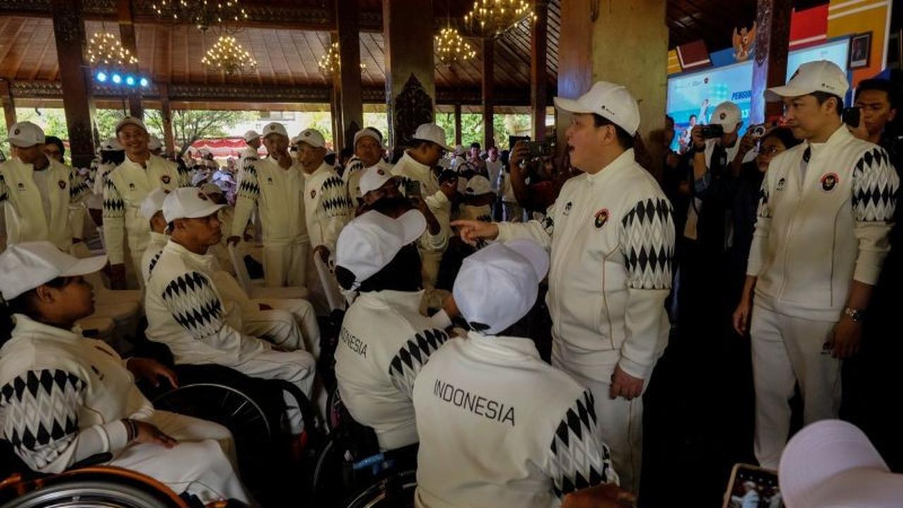 Menpora Erick Thohir Kobarkan Semangat Kontingen Indonesia di ASEAN Para Games 2025: Jangan Gentar!