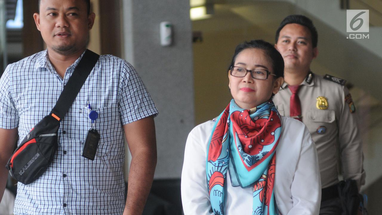 Gaya Miryam S Haryani Usai Kembali Diperiksa KPK