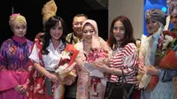 Ida Arimurti di Plenary Hall Jakarta Convention Center, Sabtu (19/10/2019) malam dalam ajang Indonesia Modest Fashion Week (IMFW) 2019 oleh Anna Mariana. (Ist)
