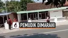 pemudik dimarahi