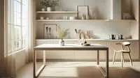 5 Model Meja Dapur Terbaru, Berikan Kesan Mewah tapi Tetap Simpel dan Tidak Berlebihan