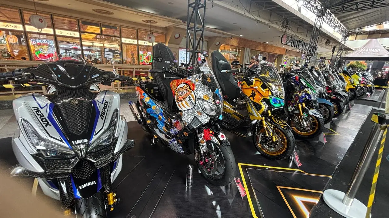 Puluhan Yamaha NMax dan XMax Adu Ganteng di Customaxi Bandung 2026 (Arief A/Liputan6.com)