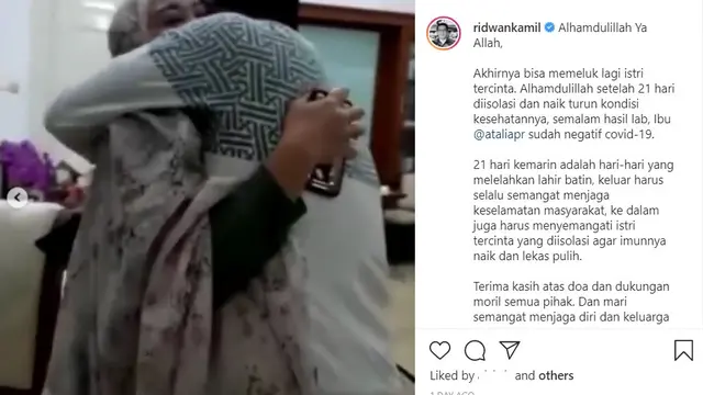 Unggahan Ridwan Kamil. (Instagram/ ridwankamil)