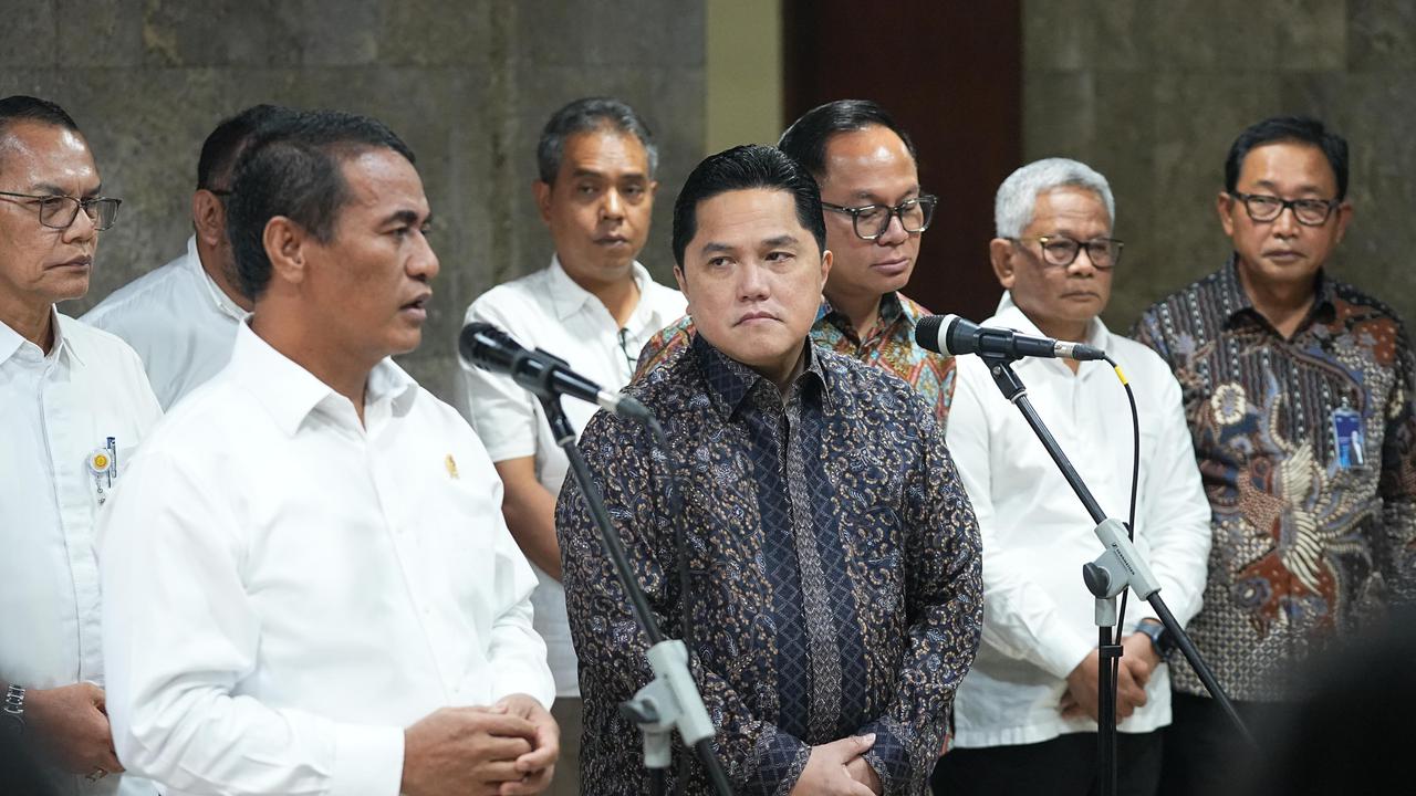 Erick Thohir Dukung Penuh Program dan Kebijakan Mentan Amran, Termasuk Kenaikan Kuota Pupuk Subsidi