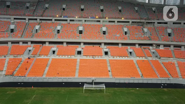 FOTO: Progres Pembangunan Jakarta International Stadium Capai 98,6 Persen