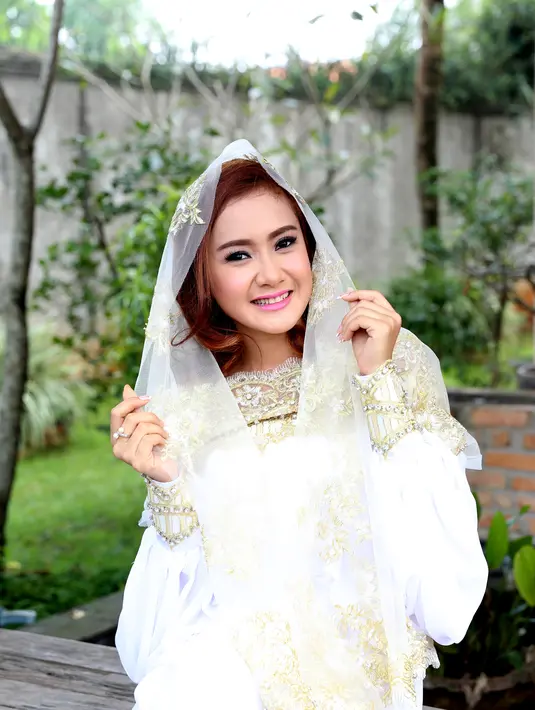 Cita Citata syuting klip religi 'Bersyukurlah' (Foto: Wimbarsana/Bintang.com)