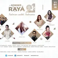 Konser Raya 21 Indosiar (via twitter @IndosiarID)