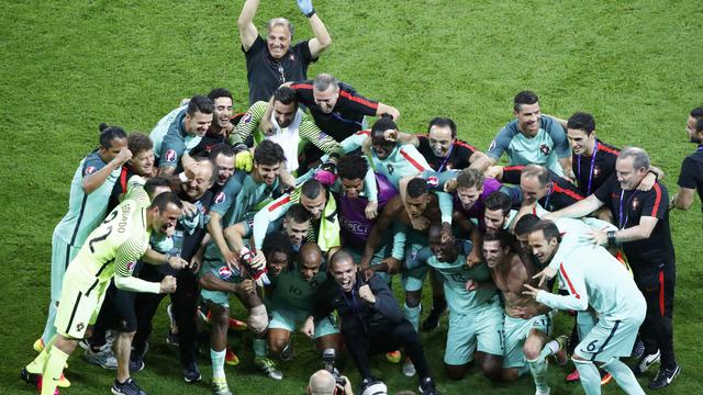 Timnas Portugal memiliki jalan terjal menuju final Piala Eropa 2016. (AFP)