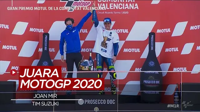 VIDEO: Kunci Gelar Juara MotoGP 2020, Joan Mir Akhiri Puasa Gelar 20 Tahun Suzuki