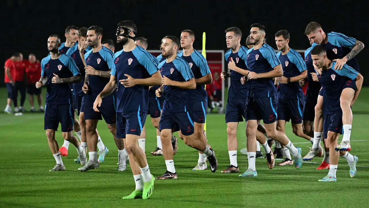 Sesi Latihan Timnas Kroasia Siap Kalahkan Belgia Pada Laga Grup F di Piala Dunia 2022