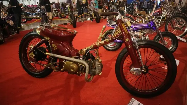Motor bebek di Kustomfest 2018