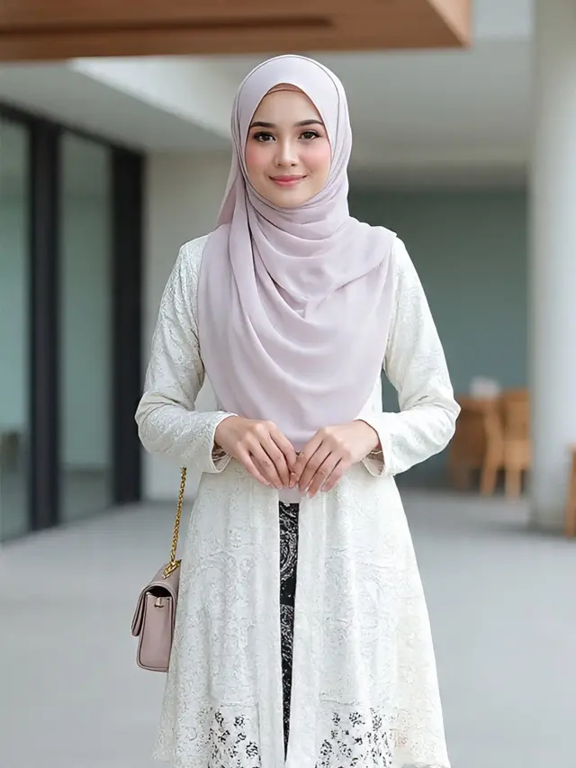 Model Kebaya Brokat Putih 2025