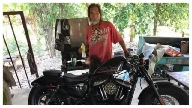 [Bintang] Kakek Dekil dan Pakai Baju Lusuh Ini Ditolak Saat Mau Beli Motor Harley Davidson, Akhirnya Bikin Melongo