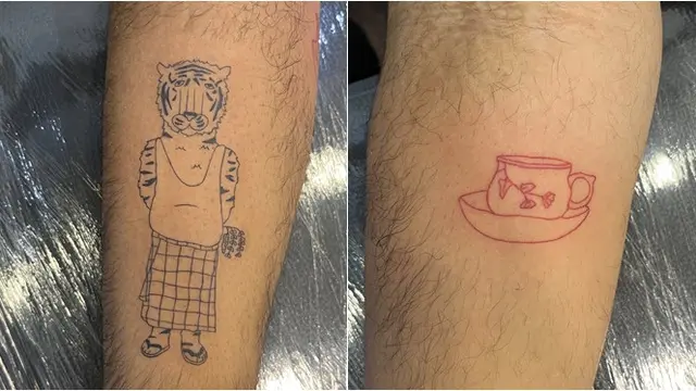 Pria Ini Bikin Tato Ciri Khas Kakek Neneknya yang Telah Meninggal, Jadi Kenangan