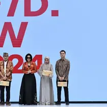 Indonesia Fashion Week 2024 berlangsung 27--31 Maret 2024. (Dok: Instagram @indonesiafashionweekofficial https://www.instagram.com/p/C5DOTbJrf8C/?igsh=bmUzejE3am44cWk1)