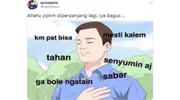 Meme PPKM diperpanjang lagi (Sumber: Twitter/camaricica)