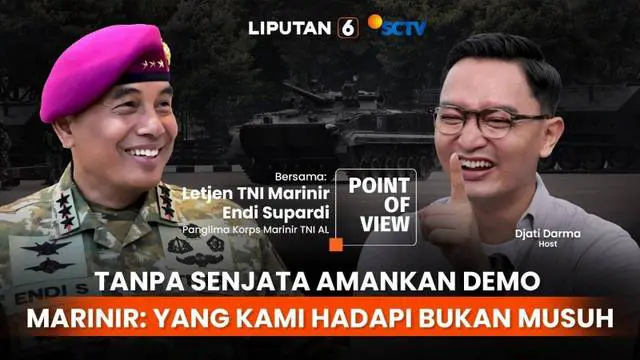 Tanpa Senjata Amankan Demo, Marinir: Yang Kami Hadapi Bukan Musuh