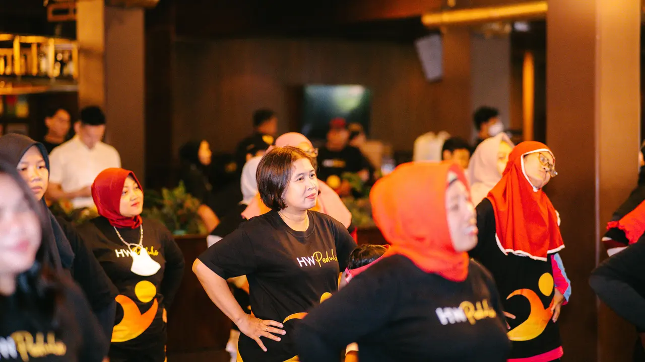 HW Peduli Gelar Senam Bersama hingga Pelatihan Memasak