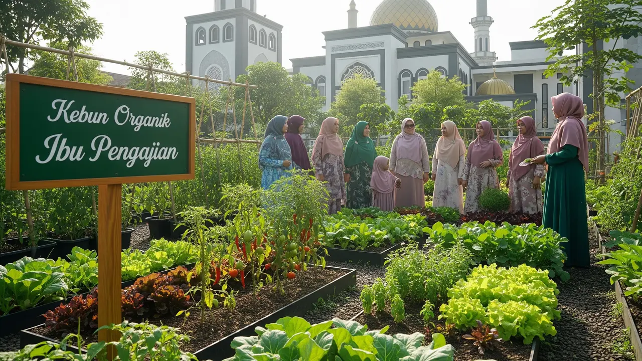 Ide Kebun Sayur Organik untuk Ibu Pengajian di Masjid Perumahan