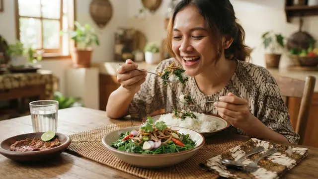 Tumis Daun Kelor Teri