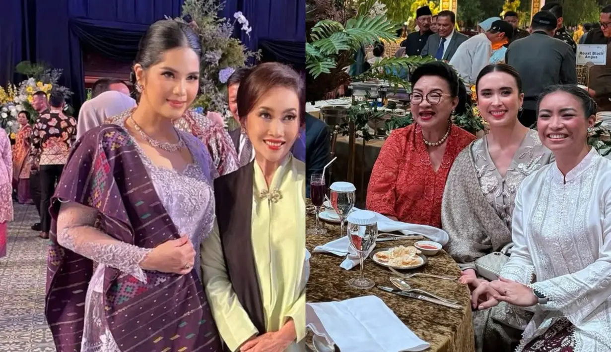 Pernikahan putri Akbar Tandjung jadi parade kebaya yang dikenakan oleh tamu undangan. Termasuk Annisa Pohan, Menpar Widi Wardhana, hingga keponakan Presiden Prabowo. Seperti apa potretnya? [@putri_k_wardhani209 @widi.wardhana]