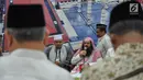 Sheikh Dr Muraweh Musa Nasar memberi kan sambutan saat mengunjungi MAJT Semarang, Senin (22/4). Sheikh Dr Muraweh Musa Nasar adalah Salah satu ulama terkemuka yang bertanggungjawab untuk memberdayakan umat Islam di Baitulmaqdis. (Liputan6.com/Gholib)