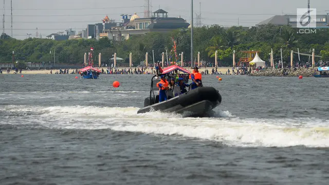Ditpolair Sisir Perairan Ancol Buru Buaya 3 Meter