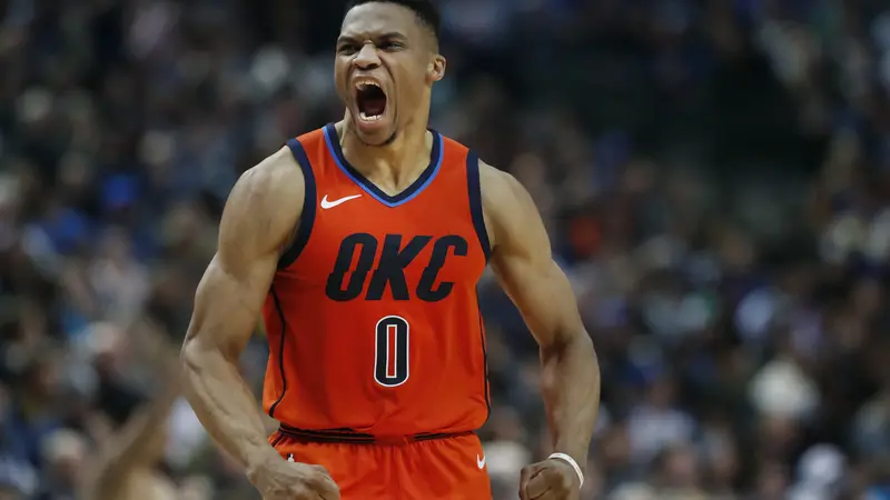 Selebrasi Russell Westbrook