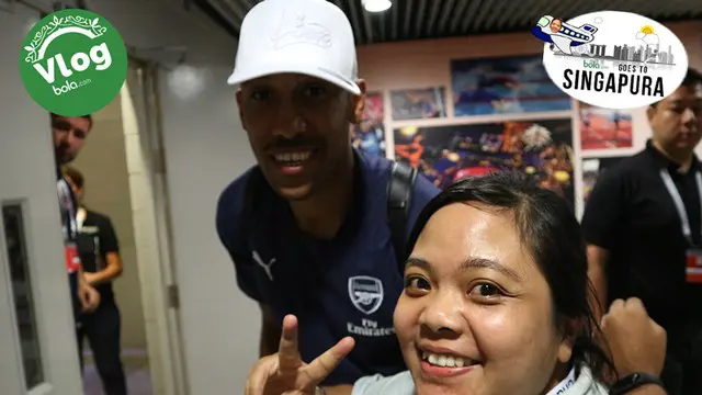 Vlog ICC Singapura: Bertemu 4 Pemain PSG dan Dua Bintang Arsenal, Aubameyang dan Bellerin