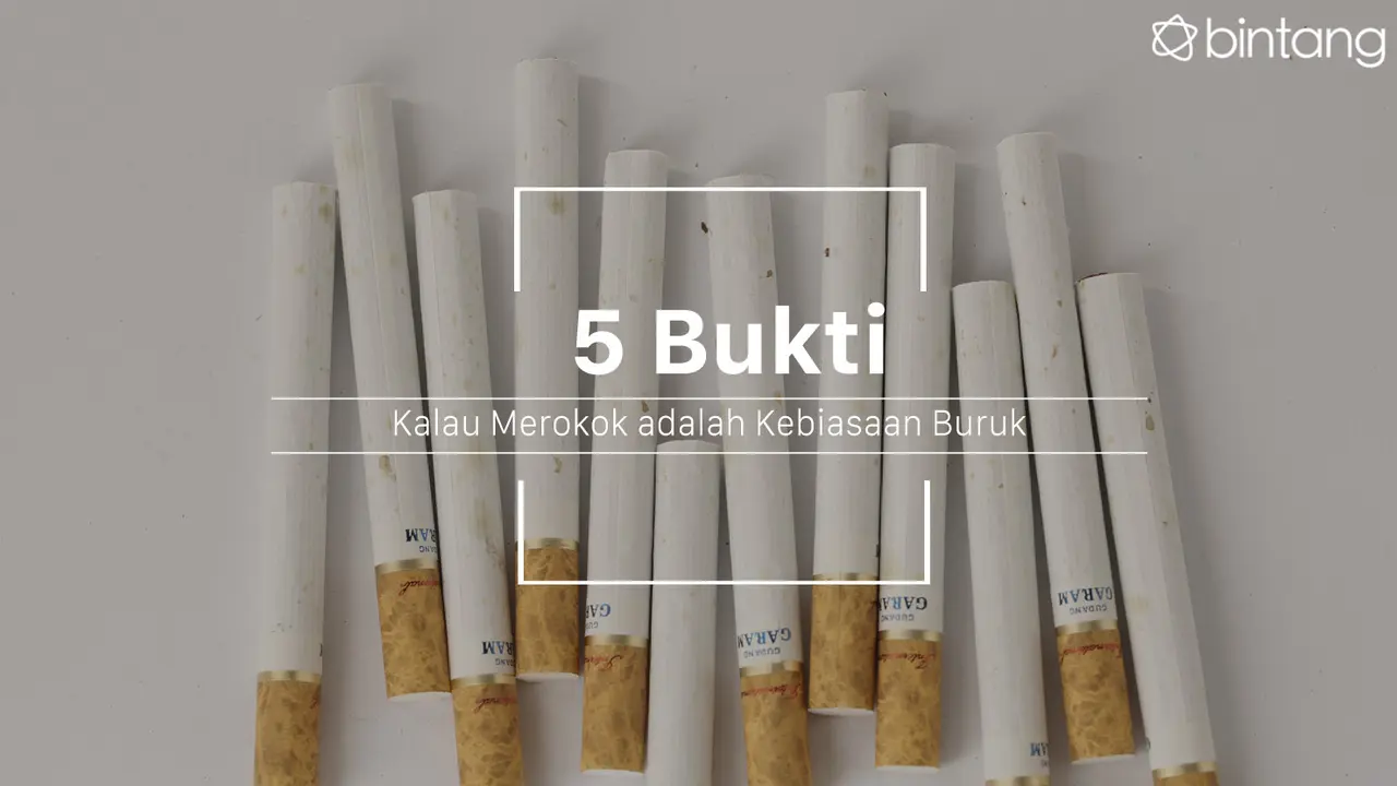 Ini bukti kalau merokok itu adalah kebiasaan buruk. (Foto: Daniel Kampua, Digital Imaging: M. Iqbal Nurfajri/Bintang.com)