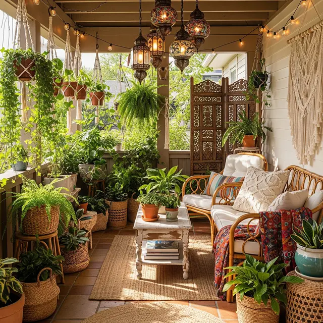Inspirasi Teras Rumah Asri dengan Taman Mini