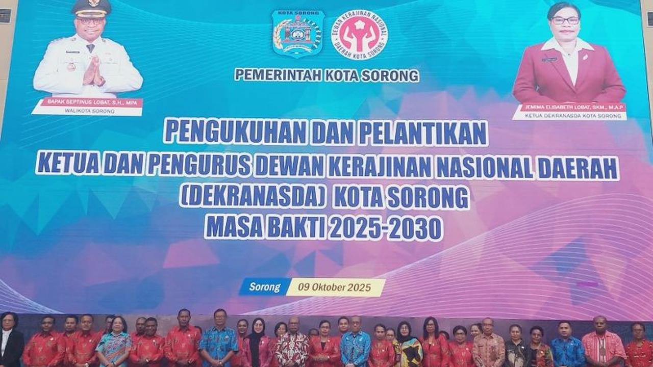 Fokus Data 6.600 UMKM, Dekranasda Kota Sorong Optimalkan Pemberdayaan Ekonomi Kreatif