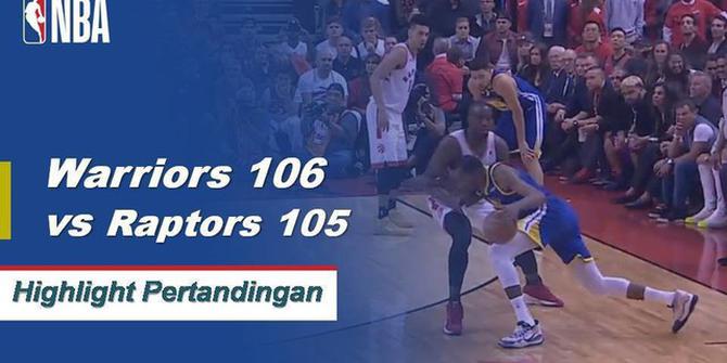 VIDEO: Cuplikan Pertandingan Game 5 Final NBA 2019, Warriors 106 vs Raptors 105