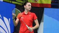 Tunggal putri Spanyol Sara Penalver Pereira. (badmintonindonesia.org)
