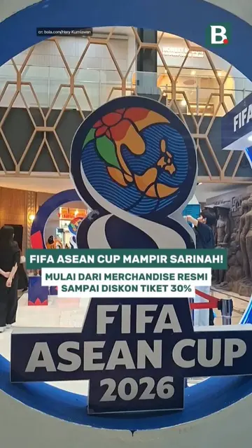 FIFA ASEAN CUP mampir Sarinah! Mulai dari merchandise resmi sampai diskon tiket 30%