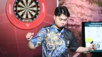 Talenta baru darts Indonesia Samuel Valerian. (Istimewa)