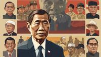 nama nama presiden indonesia ©Ilustrasi dibuat Stable Diffusion