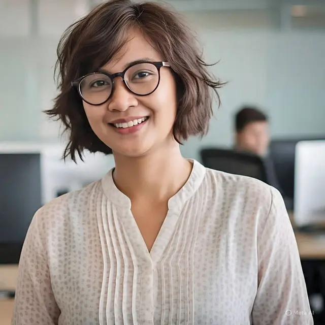 Gaya Rambut Pendek untuk Wanita Karier Usia Matang by Meta AI