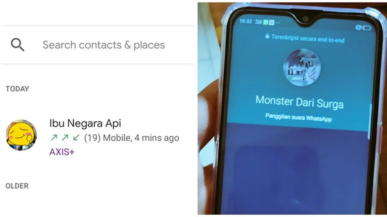 Kocak, 7 Potret Nama Kontak Ibu di Handphone Anak Ini Bikin Ngakak