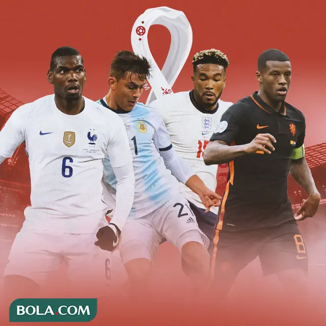 Cover Paul Pogba, Paulo Dybala, Reece James, dan Georginio Wijnaldum