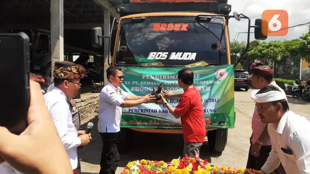 Klungklung Kirim 17 Ton Sampah Residu untuk Bahan Bakar ke Pasuruan Jawa Timur