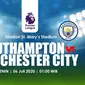 SOUTHAMPTON FC VS. MANCHESTER CITY FCN (Liputan6.com/Abdillah)