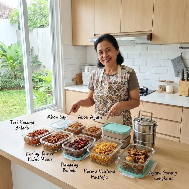 Bekal kantor olahan kering (Gemini AI)
