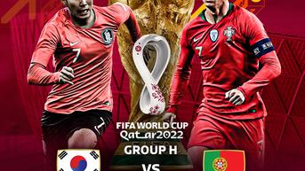 Jadwal Piala Dunia 2022 Jumat, 2 Desember 2022: Korea Selatan vs Portugal dan Ghana Lawan Uruguay