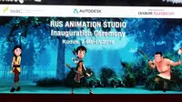 Pembuatan hingga produksi dilakukan di RUS Animation Studio yang berada di SMK Raden Umar Said (RUS).