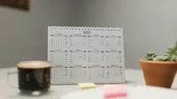 Ilustrasi Kalender 2025. (Dok: pexels/Matheus Bertelli)